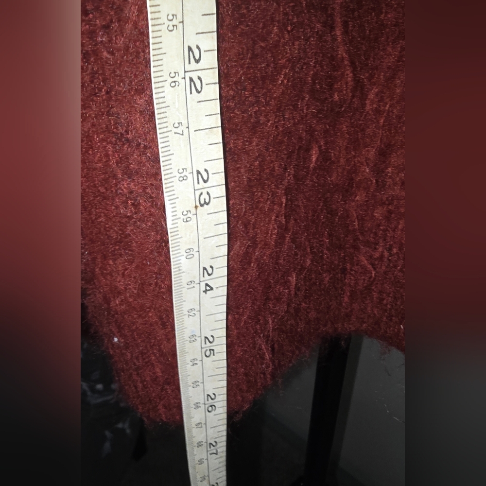 POL Red and Yellow Floral Knit Sweater PTP is 25 (F) - Picture 4 of 11